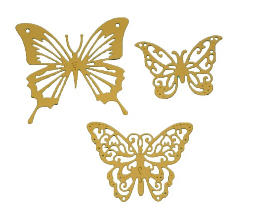Scrapki Butterfly Лазурная бабочка набор бабочек
