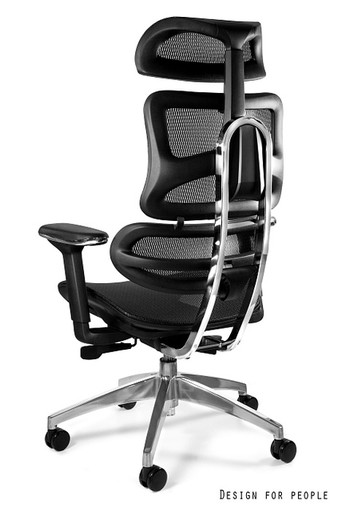 Кресло ERGOTECH SWIVEL Mesh BLACK металл