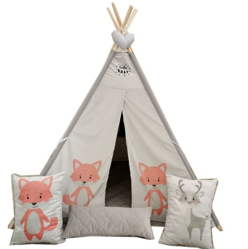 Детская палатка TIPI WIGWAM HOMEK с бархатным ковриком xxl