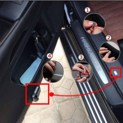 VW светодиодный беспроводной логотип Volkswagen Golf Passat