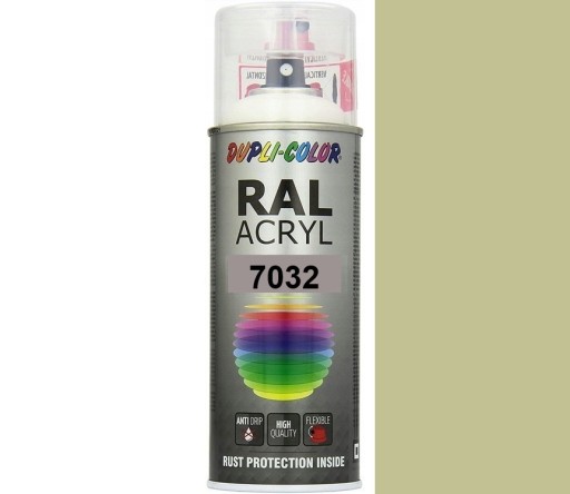 MOTIP RAL ACRYL 7032 ПОЛУМАТОВАЯ АКРИЛОВАЯ КРАСКА DUPLI-COLOR СПРЕЙ 400 МЛ