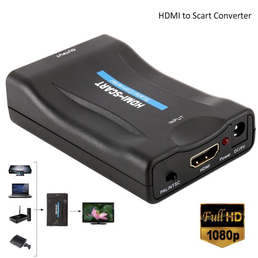 КОНВЕРТЕР ЗВУКА-ИЗОБРАЖЕНИЯ HDMI – АДАПТЕР EURO SCART