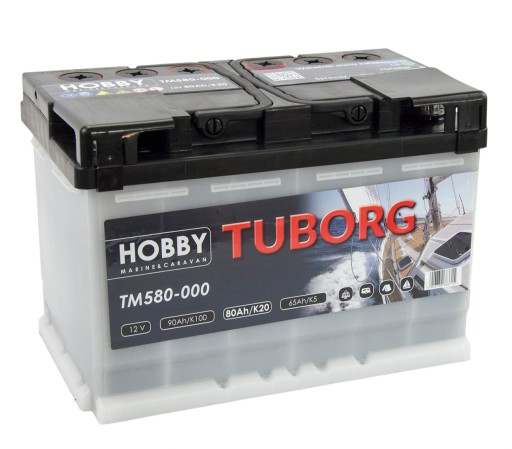 Аккумулятор для лодки Tuborg Hobby TM580-000 80 Ач
