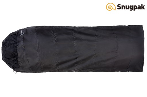 Сумка Jungle чёрная Snugpak лёгкий спальный мешок, молния слева