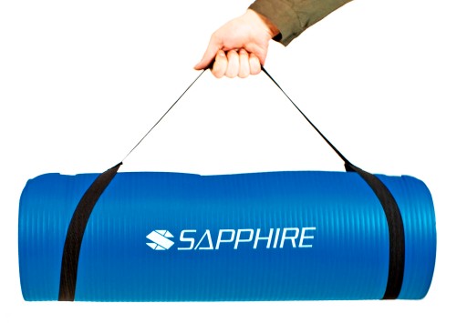 Гимнастический коврик FITNESS MAT SG-105 NBR толстый 173x61см для занятий йогой 1,5см