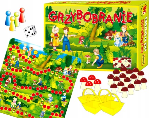 GRZYBOBRANIE rodzinna gra planszowa adamigo