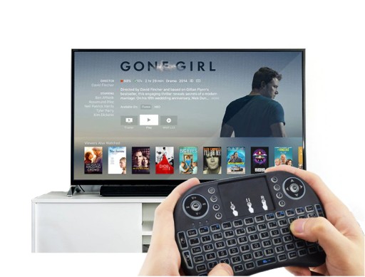 БЕСПРОВОДНАЯ ПОДСВЕТКА КЛАВИАТУРА Smart TV i8+