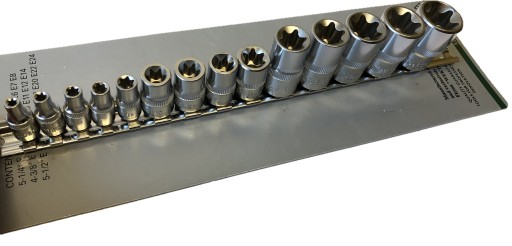 Набор внутренних торцевых головок Honiton Torx E4 - E24