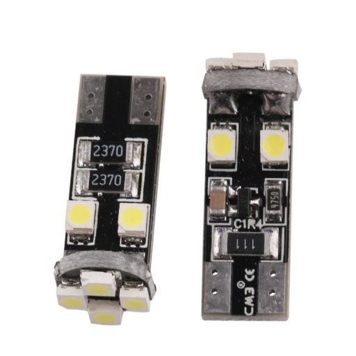 СВЕТОДИОДНАЯ ЛАМПА 8SMD 1210 W5W T10 СТОЯНОЧНЫЙ ФОНАРЬ СИНИЙ