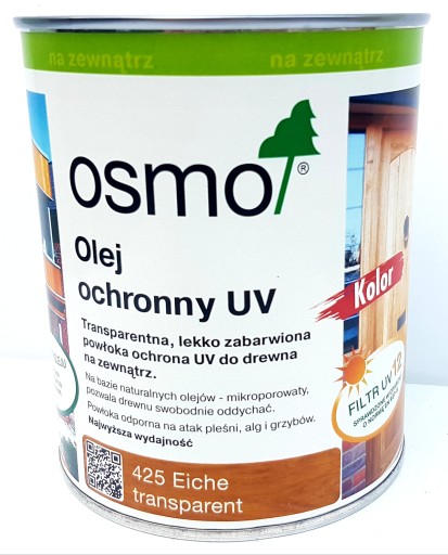 Масло Osmo Wood 425 UV Extra 0,75лx2= 1,5л ДУБ