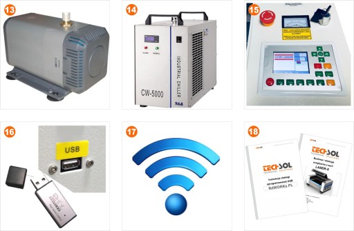 CO2 лазерный плоттер для гравировки Laser 1390N 130x90