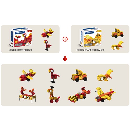 Блоки CLICS PL CLICFORMERS 807002 Набор для творчества желтый