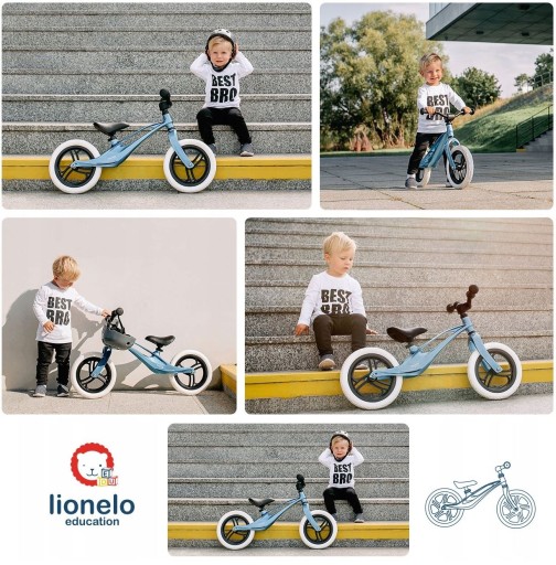 Магниевый беговой велосипед LIONELO BART 12