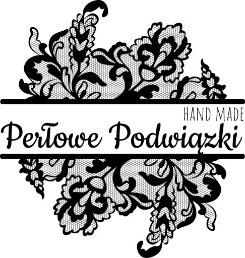 Podwiązka ślubNA model 1A biała ecru NA WYMIAR