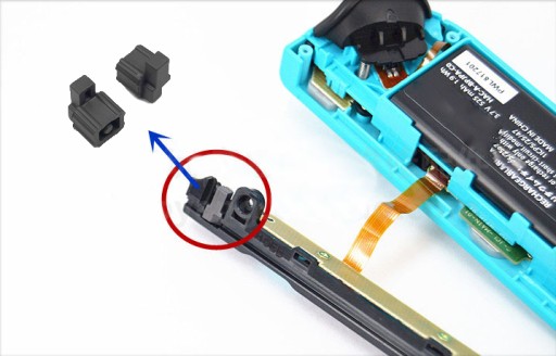 Пластиковые защелки Joy-Con, 2 шт, для Switch/OLED