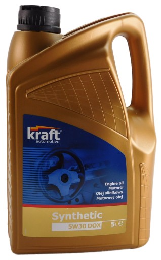Масло синтетическое KRAFT 5w30 DOX 5 литров