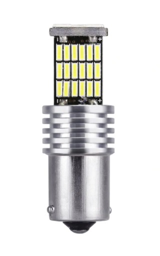СВЕТОДИОДНАЯ ЛАМПА 45 SMD 4014 P21W R5W R10W BA15S БЕЛАЯ