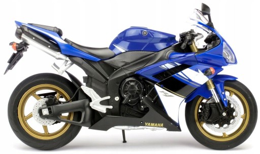 YAMAHA YZF-R1 2008 мотоцикл 1:18 Welly металл