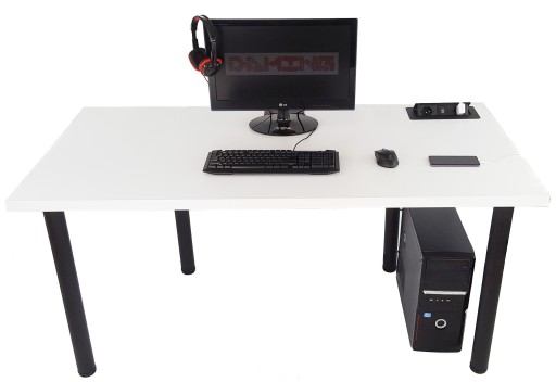 ИГРОВОЙ СТОЛ 160х80 БЕЛЫЙ СВЕТОДИОД КРУПНЫЙ ПРОИЗВОДИТЕЛЬ