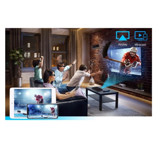 ANDROID АВТОФОКУСИРОВКА С ЗУМОМ LED DLP 4K 3D PL ПРОЕКТОР