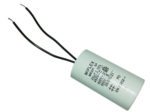 Конденсатор 20мкФ +/- 10% MIFLEX MKSP-5P Motor