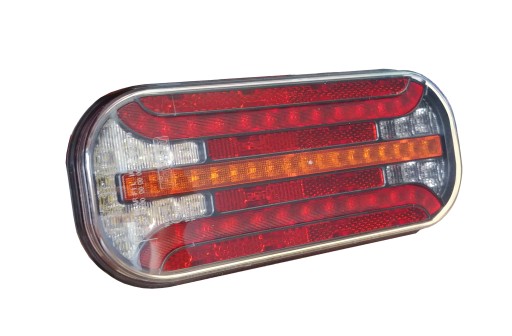 LAMPA TYLNA Zespolona LED Lampy KOMPLET 6 funkcji Dynamiczny kierunek L+P