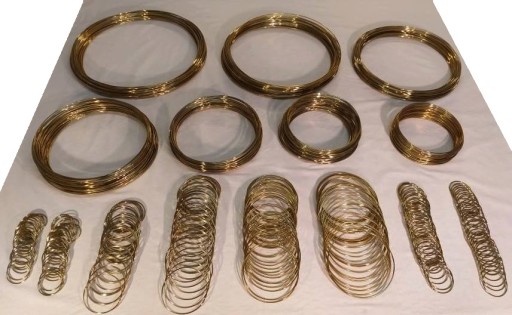 ЗОЛОТОЙ обруч для ловцов снов и макраме 6 см.