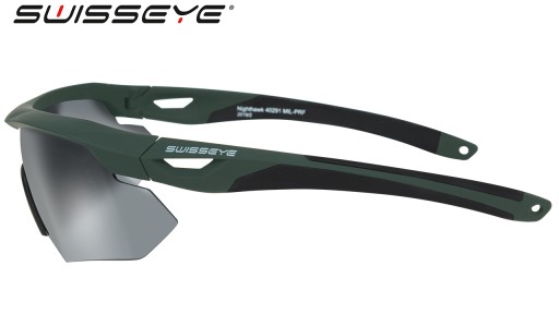 Тактические защитные очки SWISSEYE NIGHTHAWK, баллистические, цвет Ranger Green