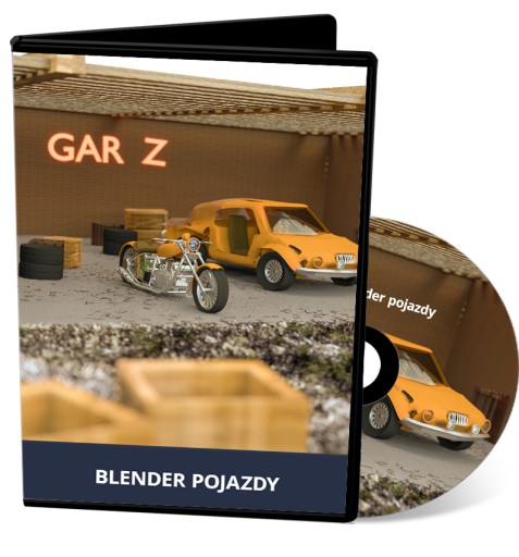 KURS BLENDER WIZUALIZACJA POJAZDY - DVD