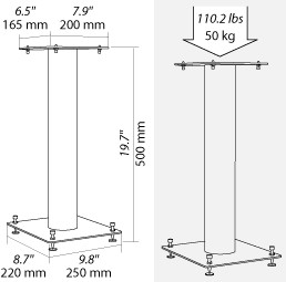ПОДСТАВКИ ДЛЯ ДИНАМИКОВ NORSTONE STYLUM 1