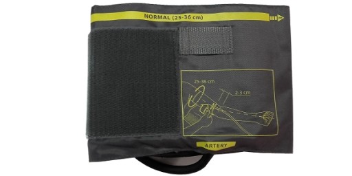 MANKIET RĘKAW DO CIŚNIENIOMIERZA 1 PRZEWÓD 25-36cm
