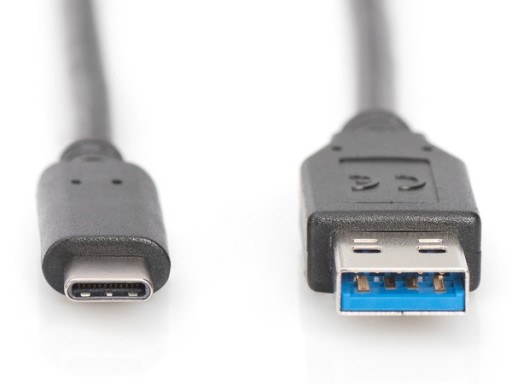 Kabel USB C - USB A 3.0 - Quick Charge 3 A, transfer 5 Gb/s, długość 100 cm