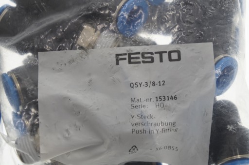 Złączka wtykowa trójnik Festo QSY-3/8-12 3/8-12 mm