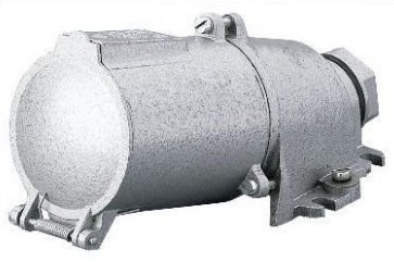 Gniazdo siłowe metalowe płaskie bolce 32A 500V