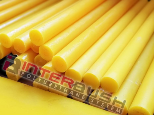 Wałek Pręt Elastomerowy Poliuretanowy 60x500mm średnio twardy