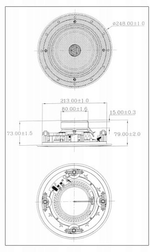DEXON ВСТРАИВАЕМОЕ BLUETOOTH РАДИО ДЛЯ ВАННОЙ КОМНАТЫ, БЕЛОЕ