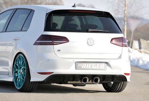 Губка заднего бампера, диффузор, VW Golf 7R 13-16