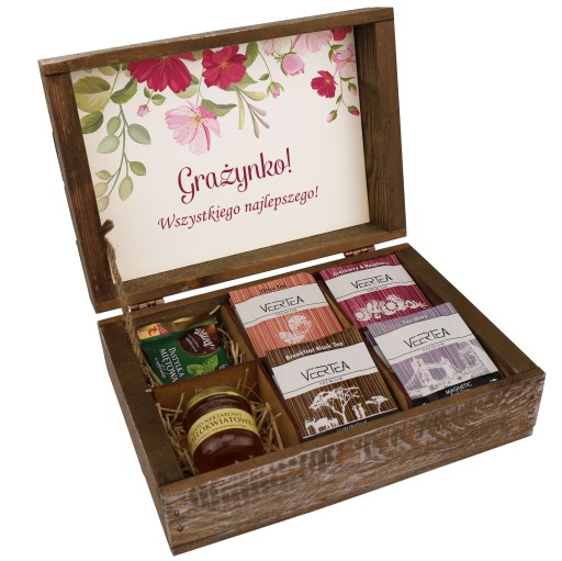 Подарок на день рождения ЧАЙНАЯ ПОДАРОЧНАЯ коробочка ESSENTIALS