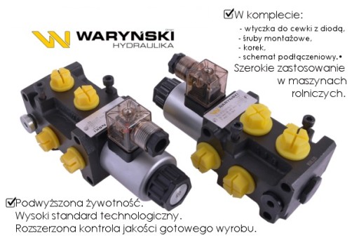Elektrozawór dzielnik kierunkowy G1/2 50L WARYŃSKI