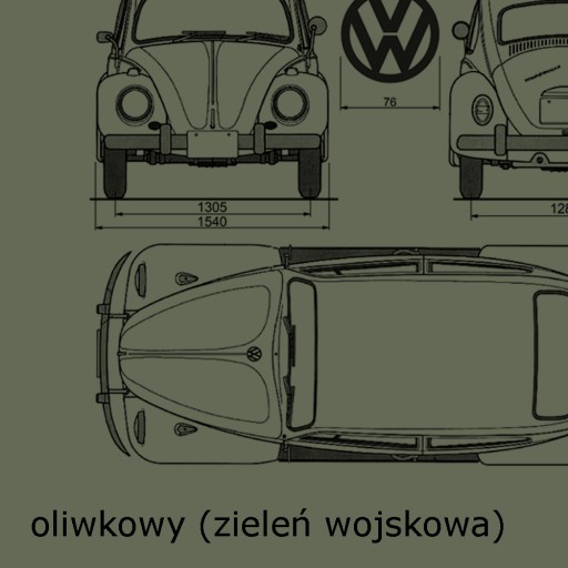 Футболка VOLKSWAGEN VW BEETLE Beetle - S