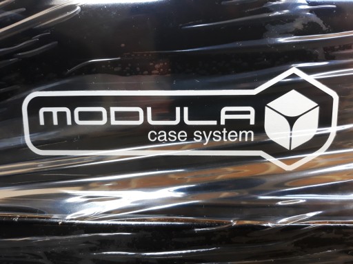 MODULA EVO 400L КОРОБКА НА ВЕРХНУЮ ДВУХСТОРОННУЮ ГЛЯНЦЕВУЮ ЧЕРНУЮ БАГАЖНИКУ SOSNowiec