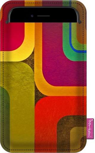 Etui na smartfon filcowe BERTONI filcowe z nadrukiem Modern