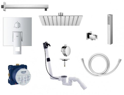 Grohe 24094000 Комплект 7 в 1 с наполнением для ванны 20 шт.