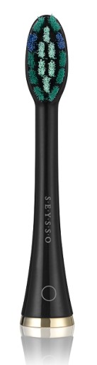 Сменные насадки SEYSSO GOLD Whitening BLACK, черные, 2 шт.