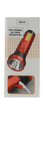 LIBOX Алюминиевый USB светодиодный аккумуляторный фонарик