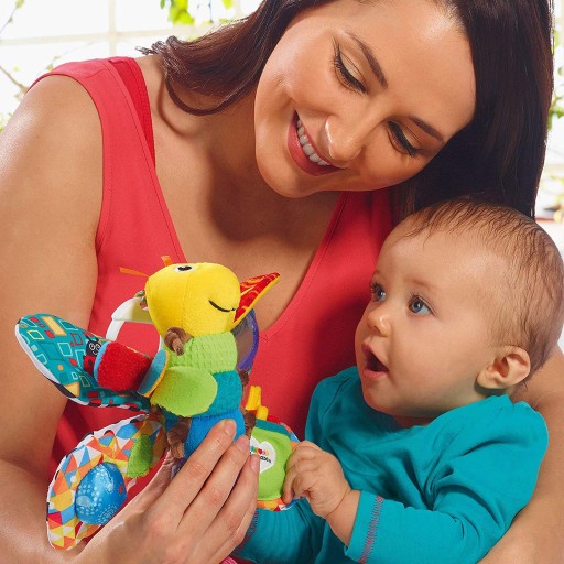 TOMY LAMAZE СЕНСОРНЫЙ КУЛОН БАБОЧКА ФРЕДДИ детская игрушка +0м
