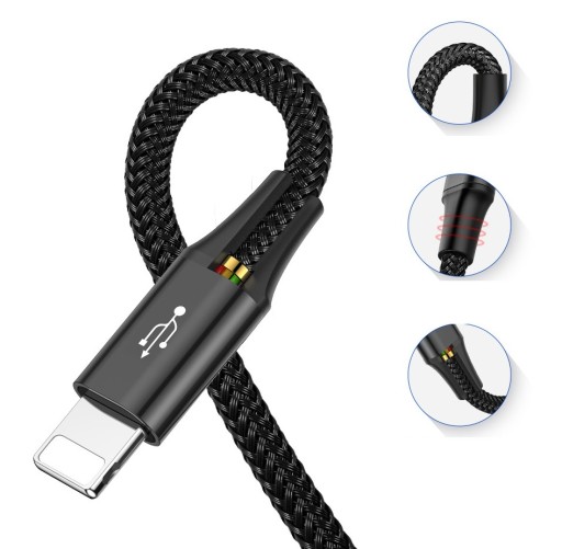 USB-кабель Baseus Fast 4in1 USB-C / 2x Lightning / Micro 3,5A, 1,2 м (черный)