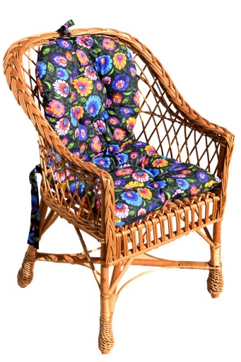 Плетеное кресло WICKER стул + различные подушки