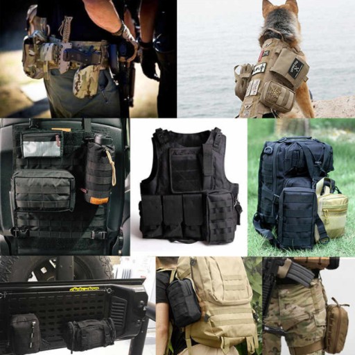 ВОЕННАЯ СУМКА КАРМАННЫЙ ЛОТОК MOLLE КРЫШКА