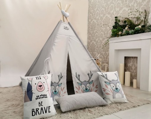 Детская палатка TIPI WIGWAM HOMEK с бархатным ковриком xxl